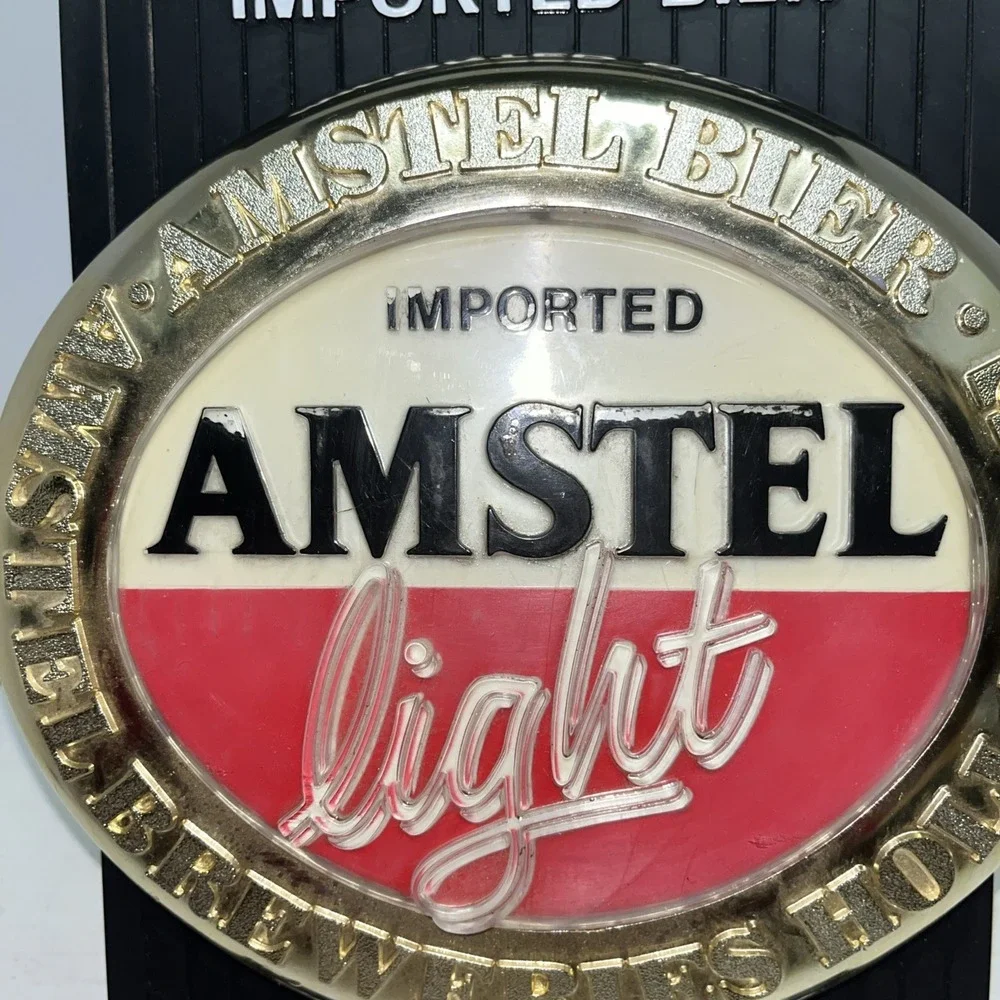 AMSTEL LIGHT IMPORTED BIER COUNTER / WALL PROMO DISPLAY IN EXCELLENT CONDITION